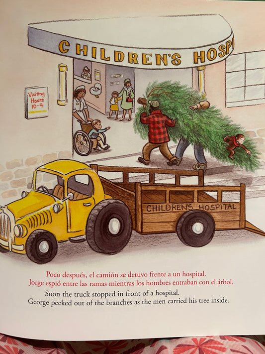 Merry Christmas, Curious George by Margret and H.A. Rey ( English and Spanish)