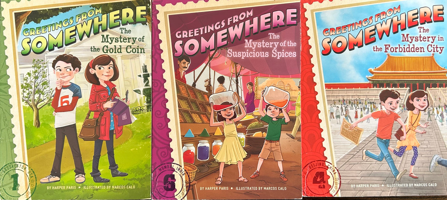 Greetings from Somewhere by Harper Paris (3 books)