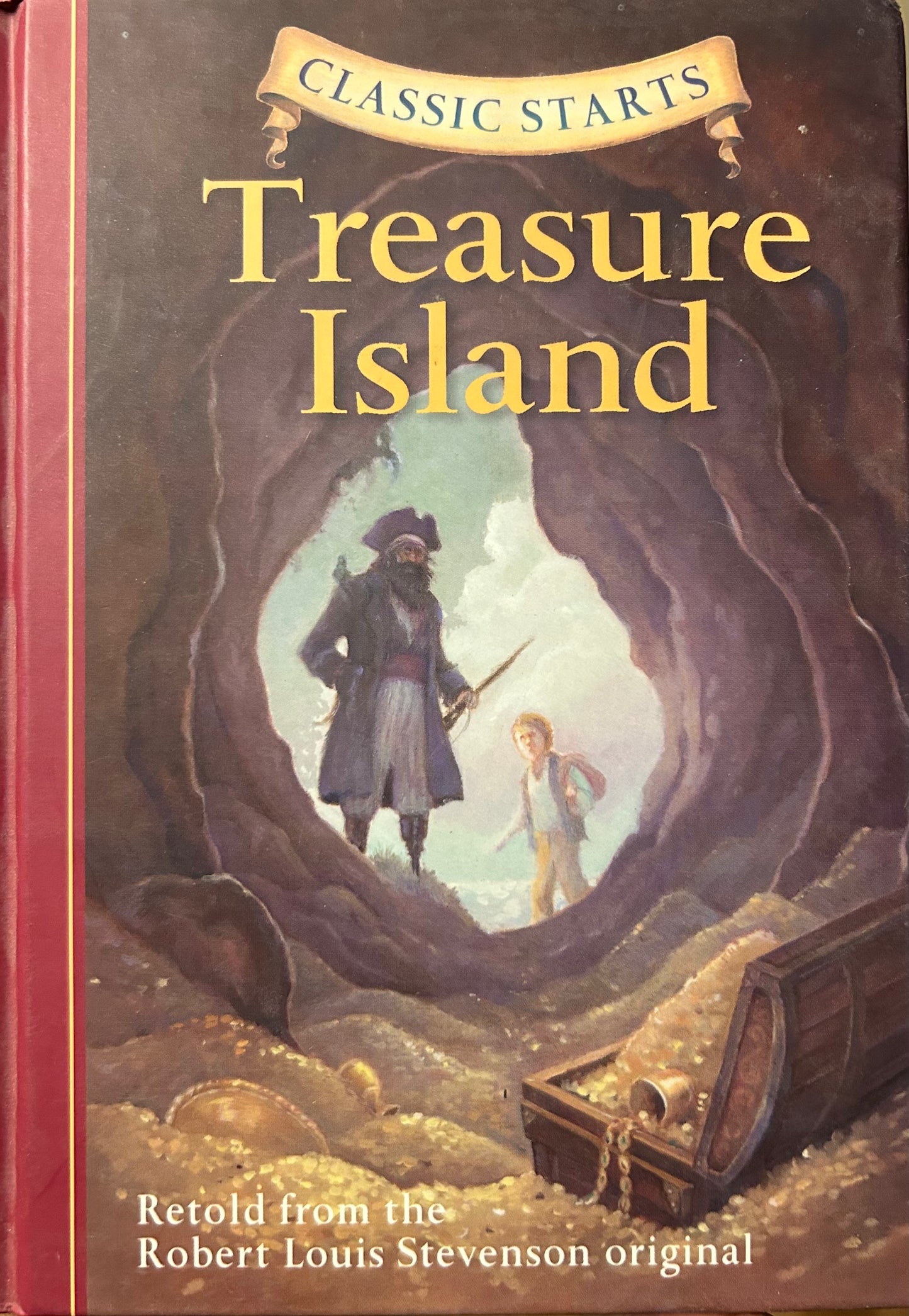 Classic Starts: Treasure Island (Retold from the Robert Louis Stevenson Original) - Hardcover