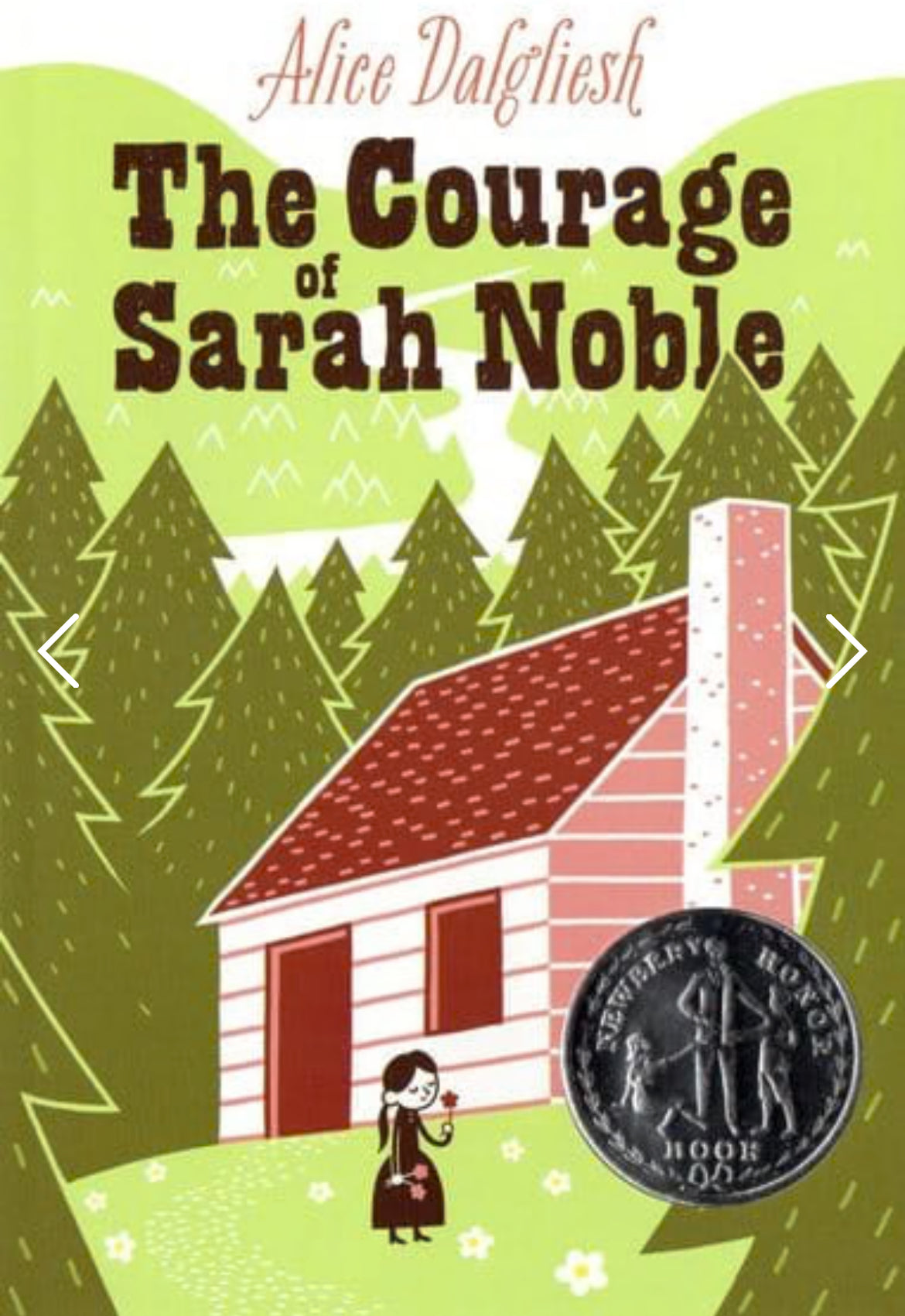 The Courage of Sarah Noble Book by Alice Dalgliesh