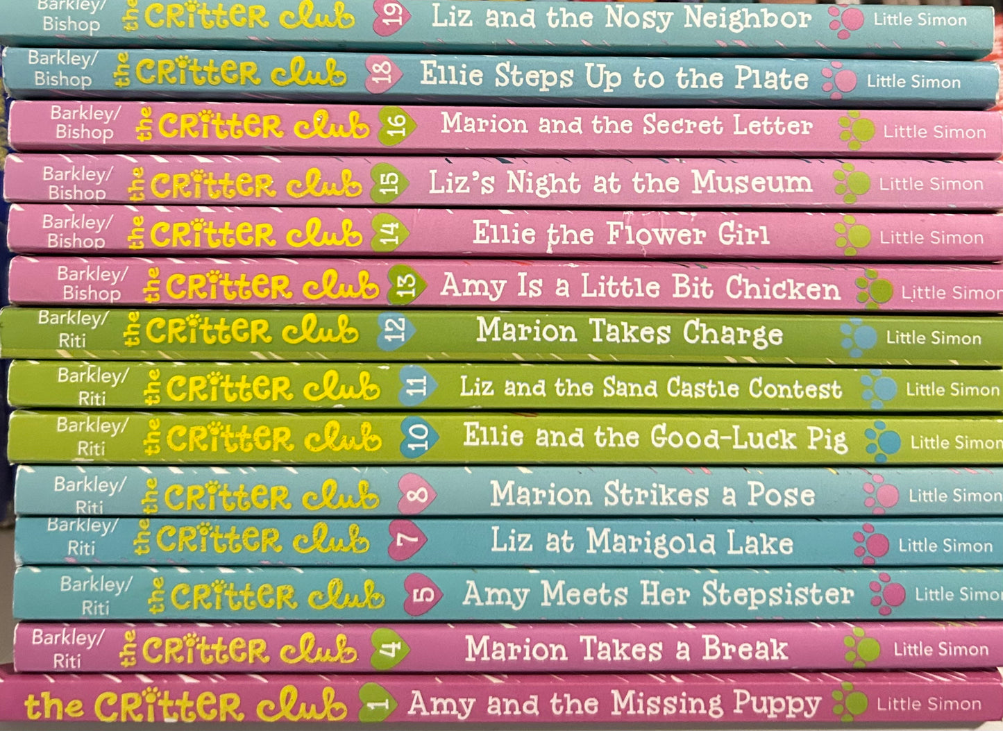 The Critter Club Series by Callie Barkley (15 books)
