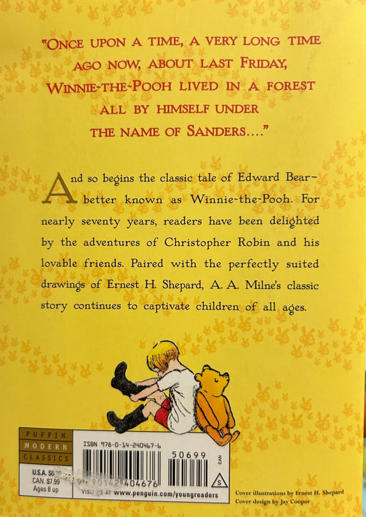 Winnie the Pooh series by AA Milne and Ernest H. Shepard