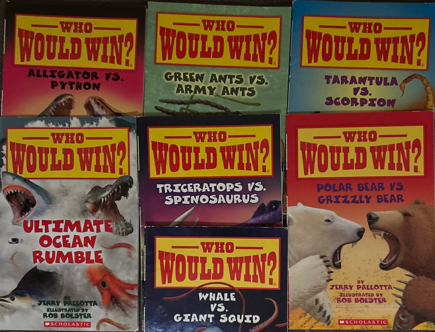 Who would Win? By Jerry Pallota (7 books)