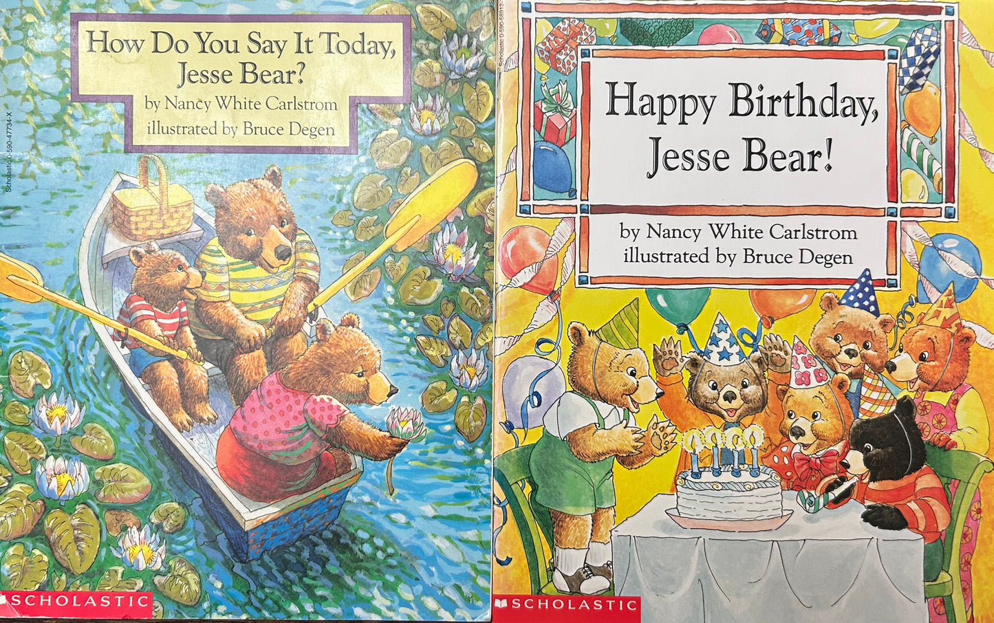 Jesse Bear Books by Nancy White Carlstrom (2 books)