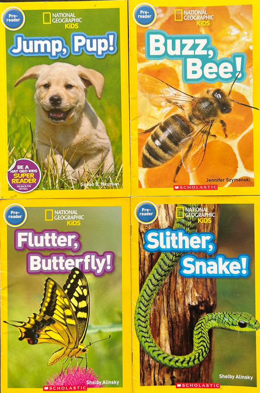 National Geographic Kids Pre- Readers (4 books)