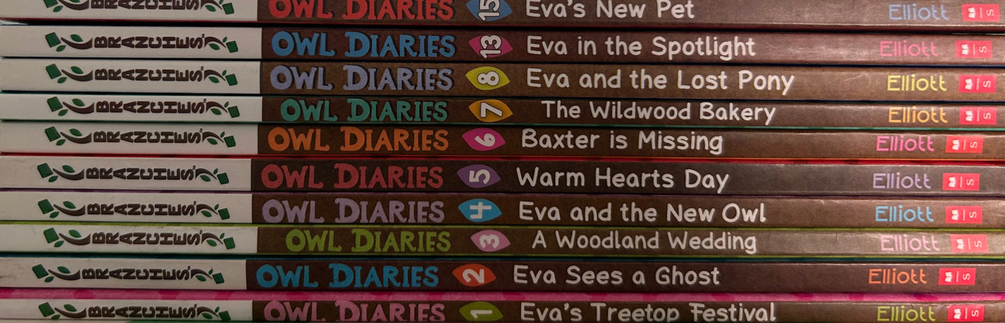 Owl Diaries by Rebecca Elliot (10 books)
