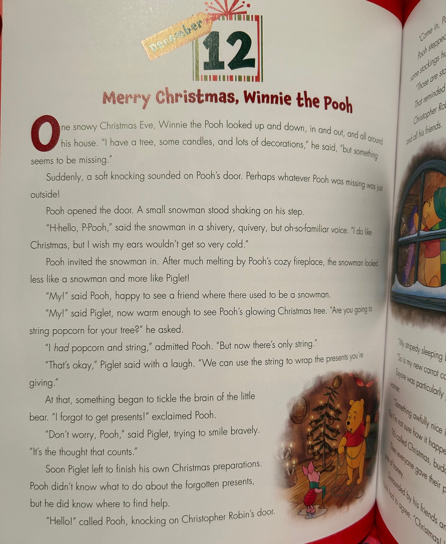 Disney Countdown to Christmas A story a day