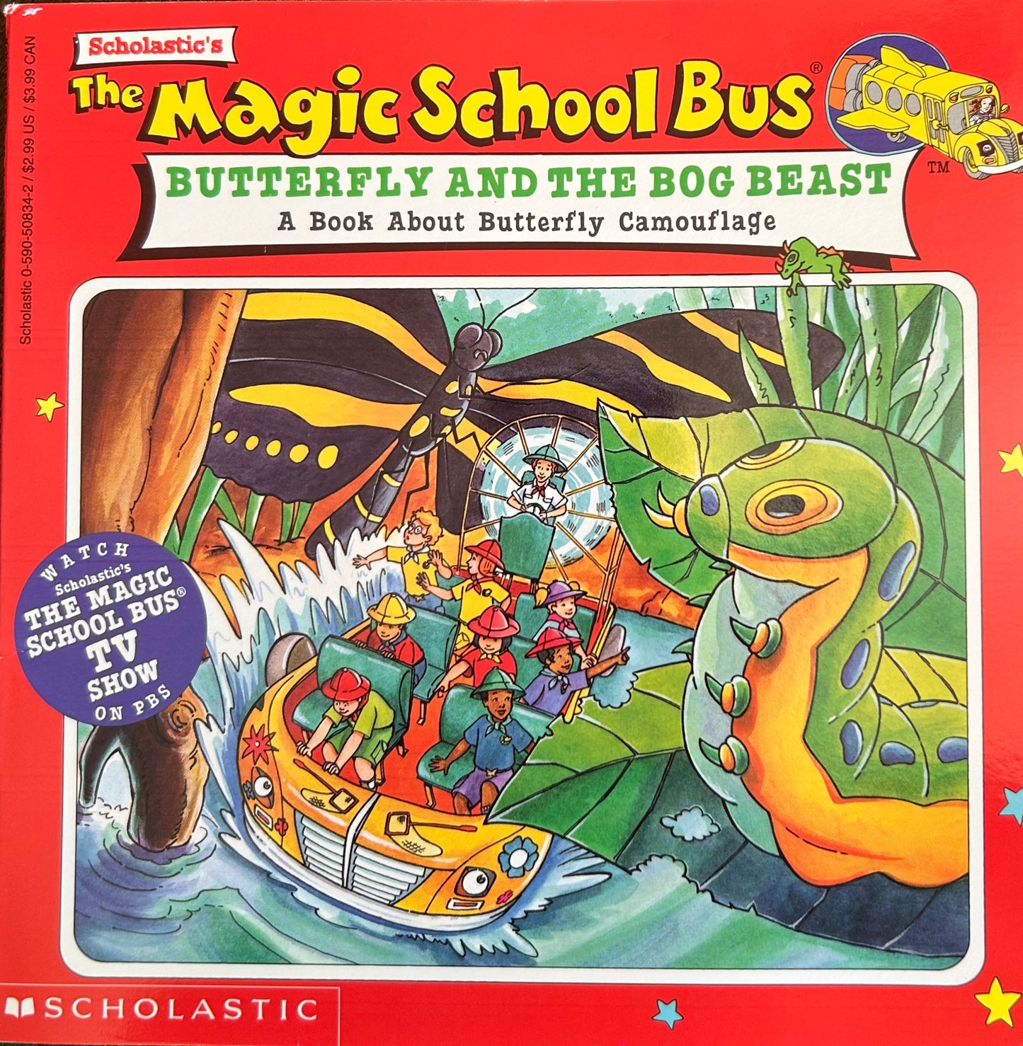Magic School Bus -Butterfly and the Bog Beast A book about Butterfly Camouflage