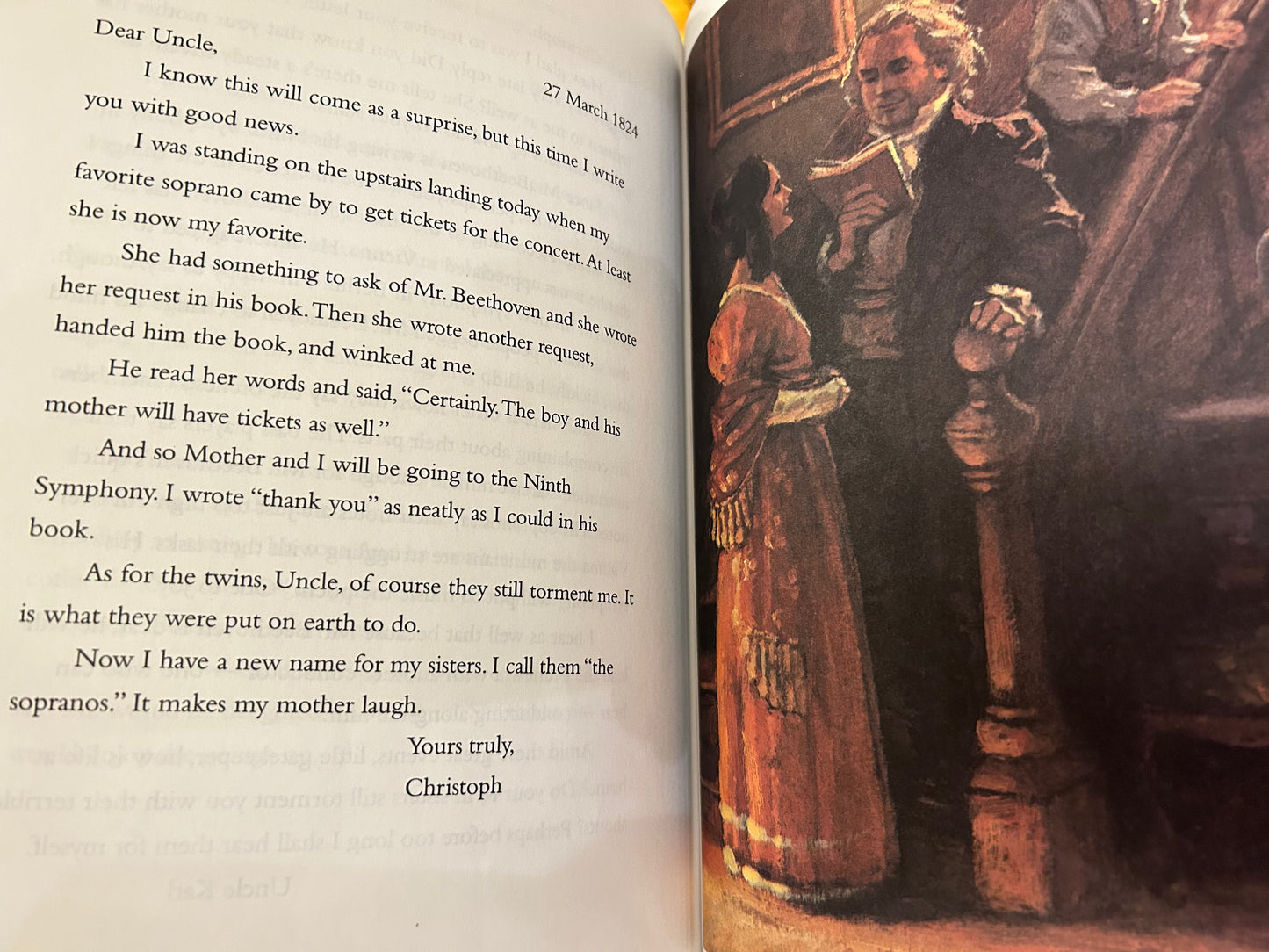 Beethoven Lives Upstairs by Barbara Nichol