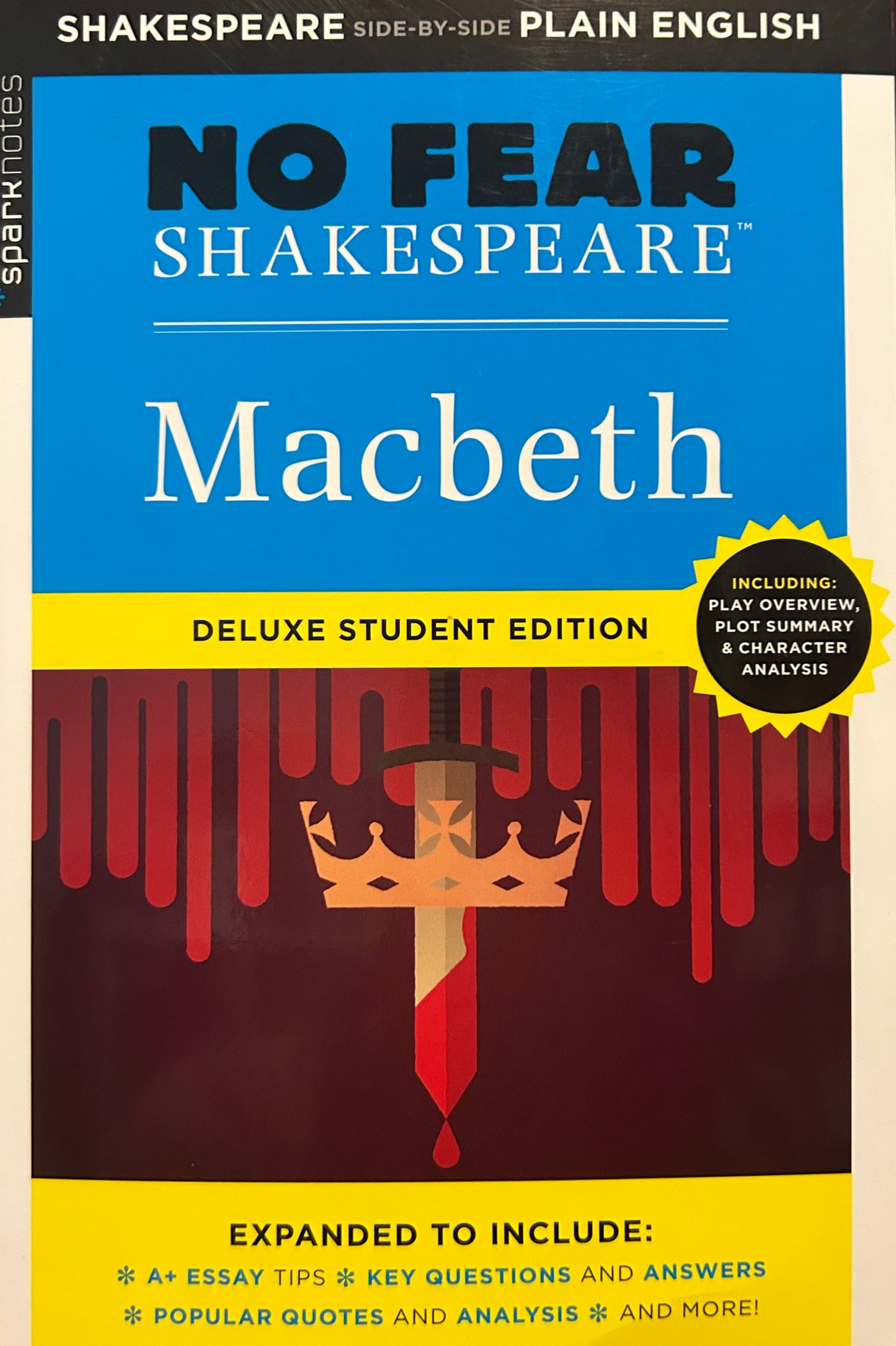 Macbeth : No Fear Shakespeare Deluxe Student Editions - Shakespeare Side-by-Side Plain English