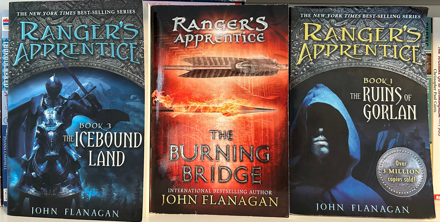 Ranger’s Apprentice by John Flanagan (3 books)