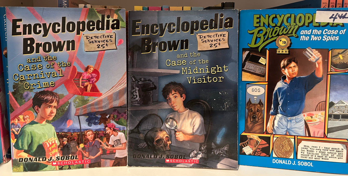 Encyclopedia Brown series by Donald J. Sobol (6 books)