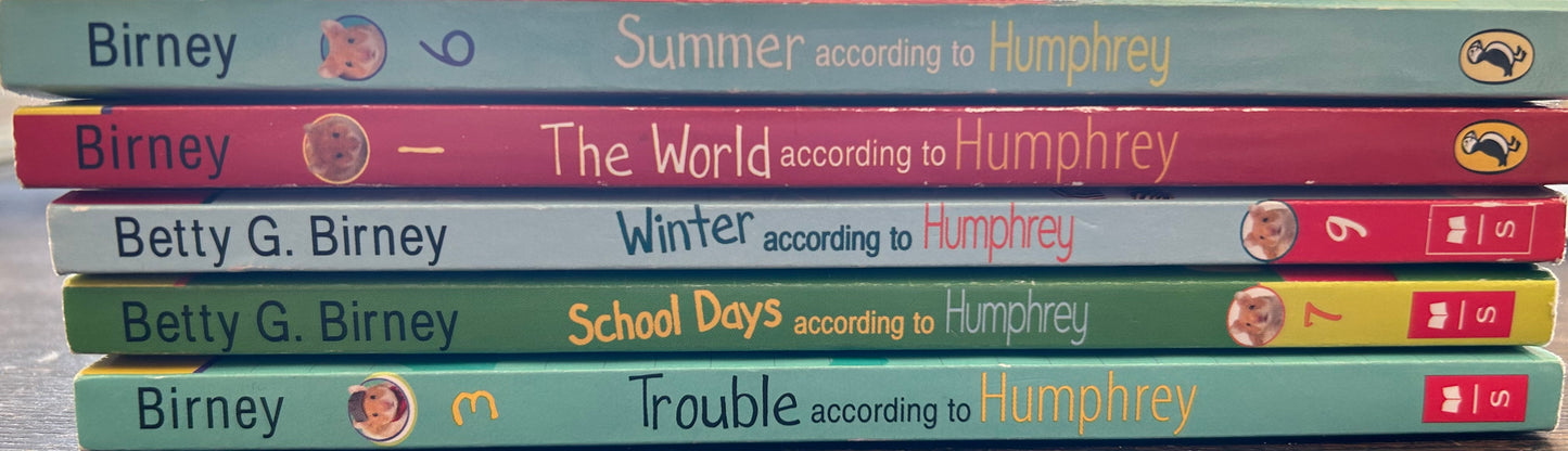 According to Humphrey Books by Betty G. Birney (5 books)