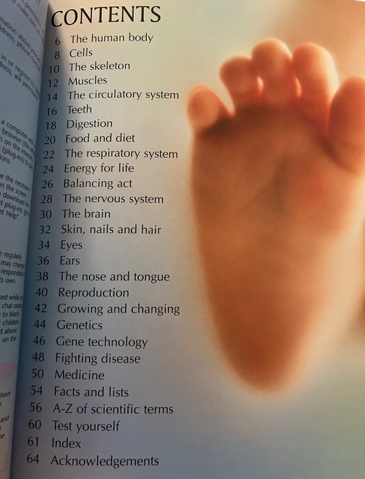 The Usborne Internet-Linked Library of Science Human body
