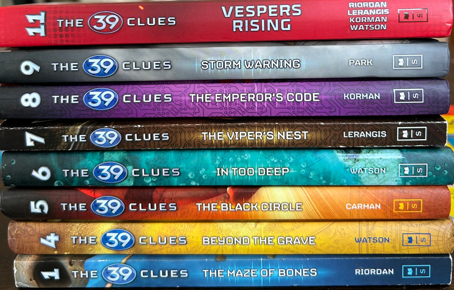 39 clues (8 books)