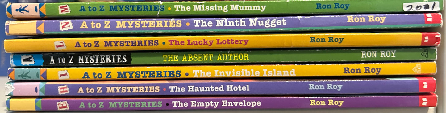A to Z Mysteries by Ron Roy (7 books)