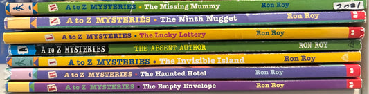 A to Z Mysteries by Ron Roy (7 books)