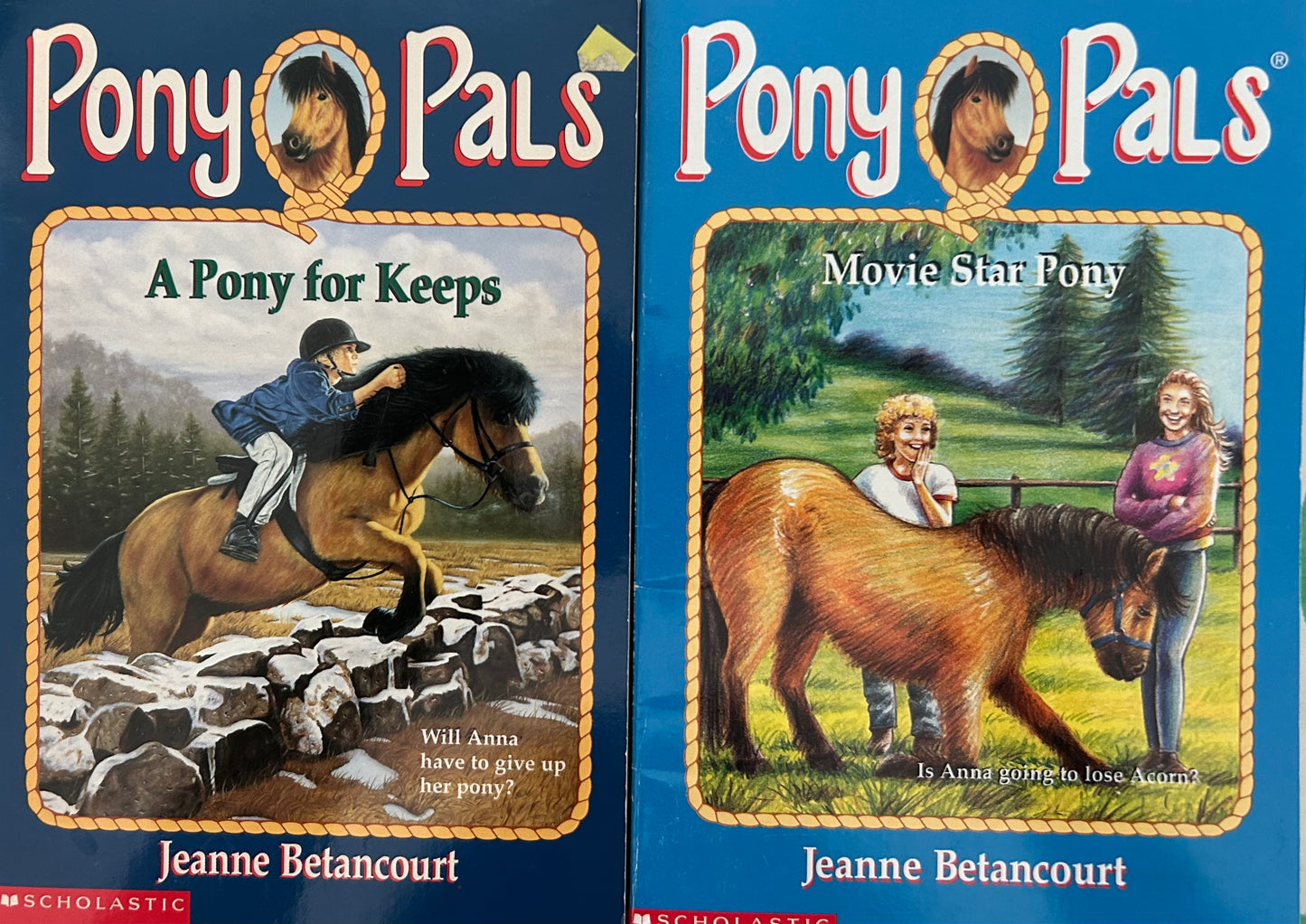 Pony Pals books by Jeanne Betancourt Bundle 3 (2 books)