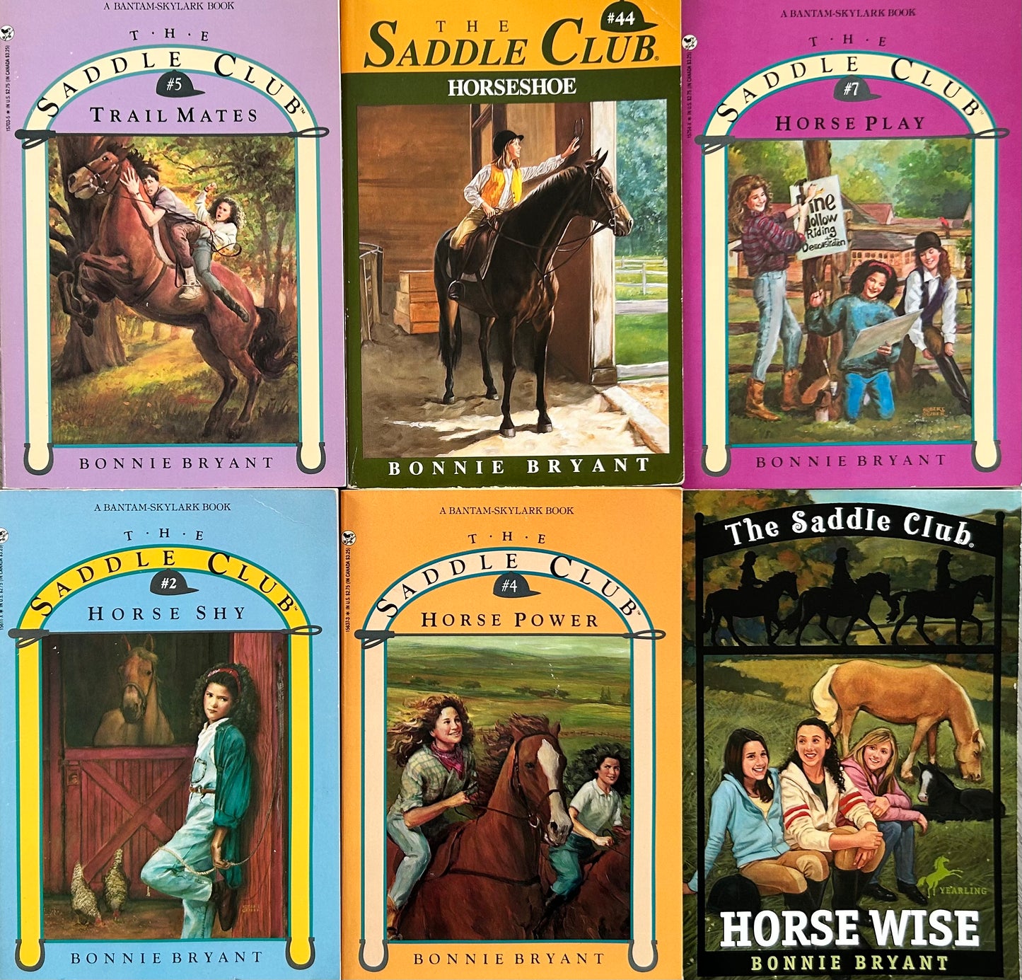 The Saddle Club series books by Bonnie Bryant