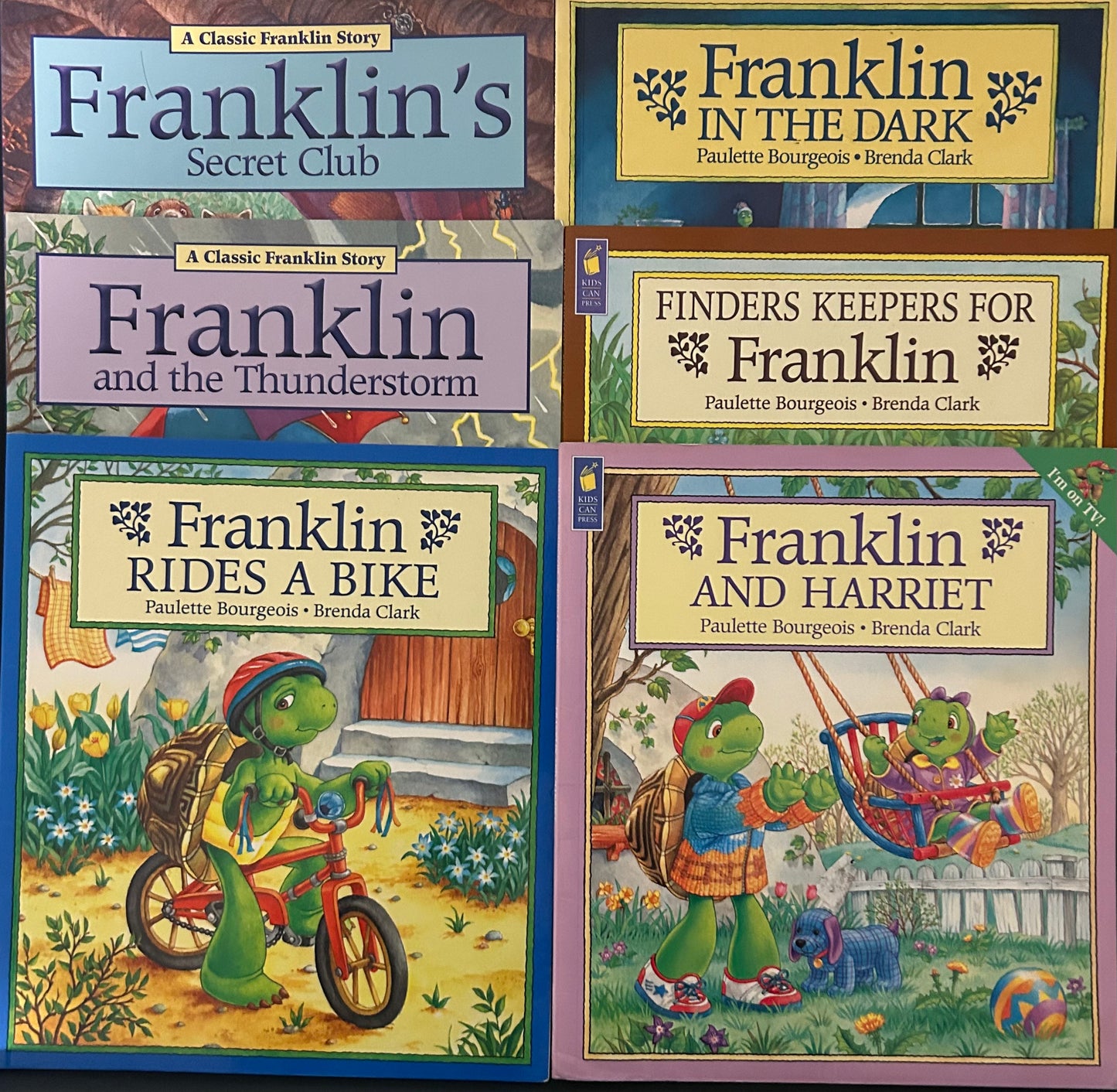 Franklin by Paulette Bourgeois ( 6 books)