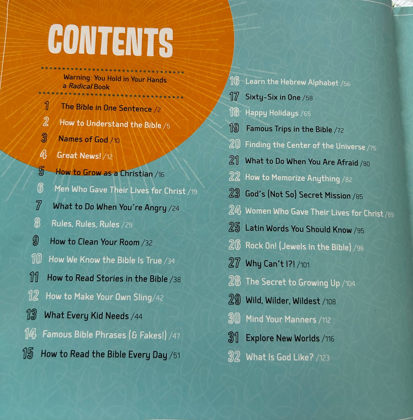 The Radical Book For Kids: Exploring the Roots and Shoots of Faith by Champ Thornton