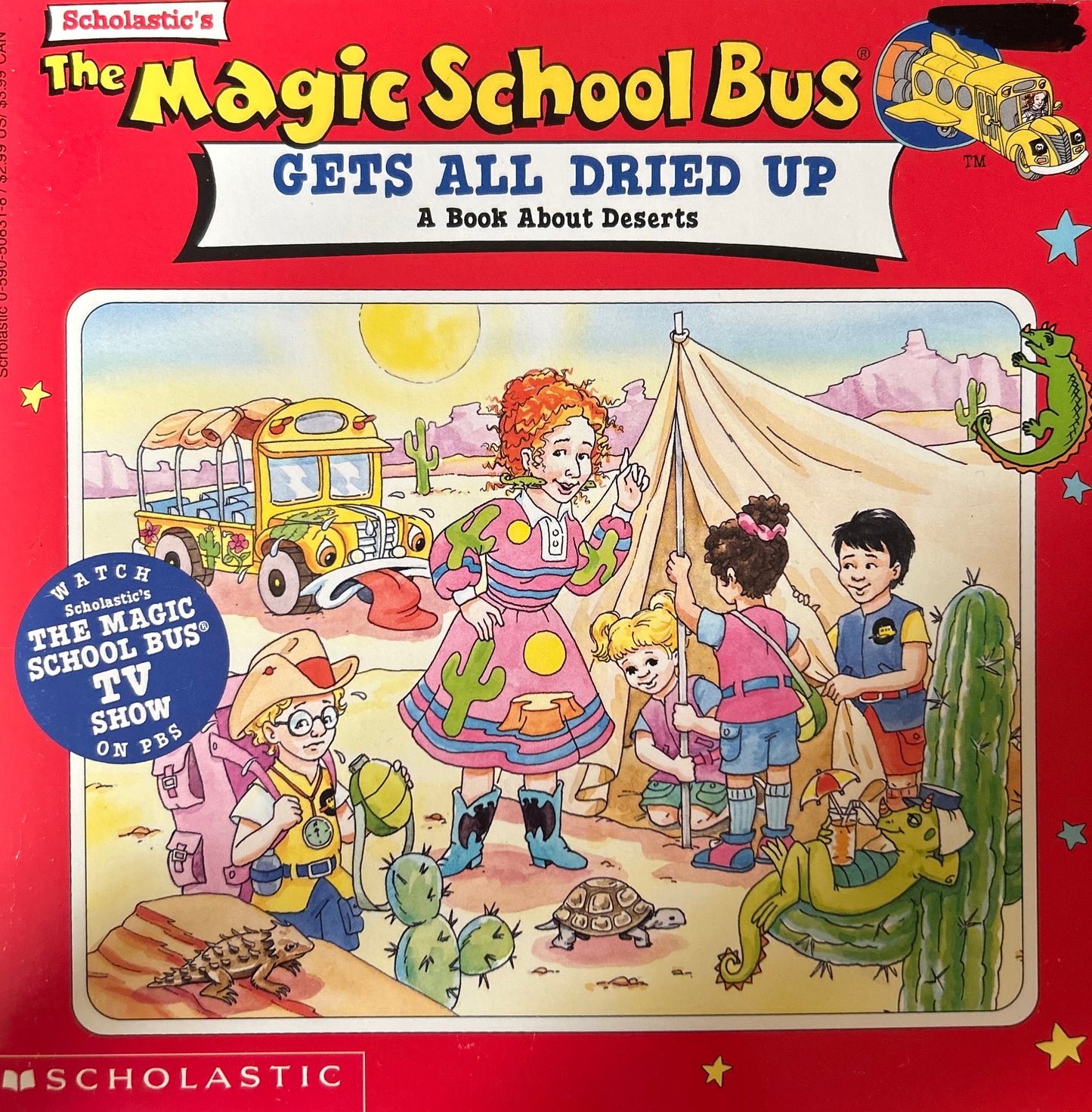 Magic School Bus - Gets all Dried up A book about Deserts