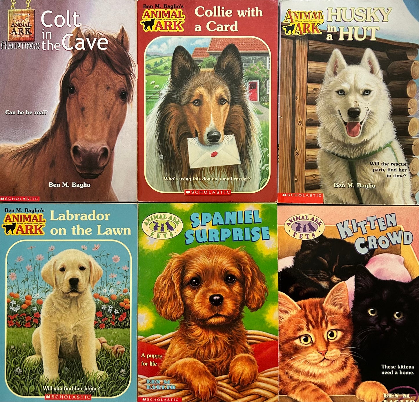 Animal Ark series books by Ben M. Baglio