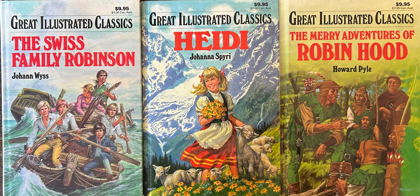 Great Illustrated Classics Bookset (3 books)