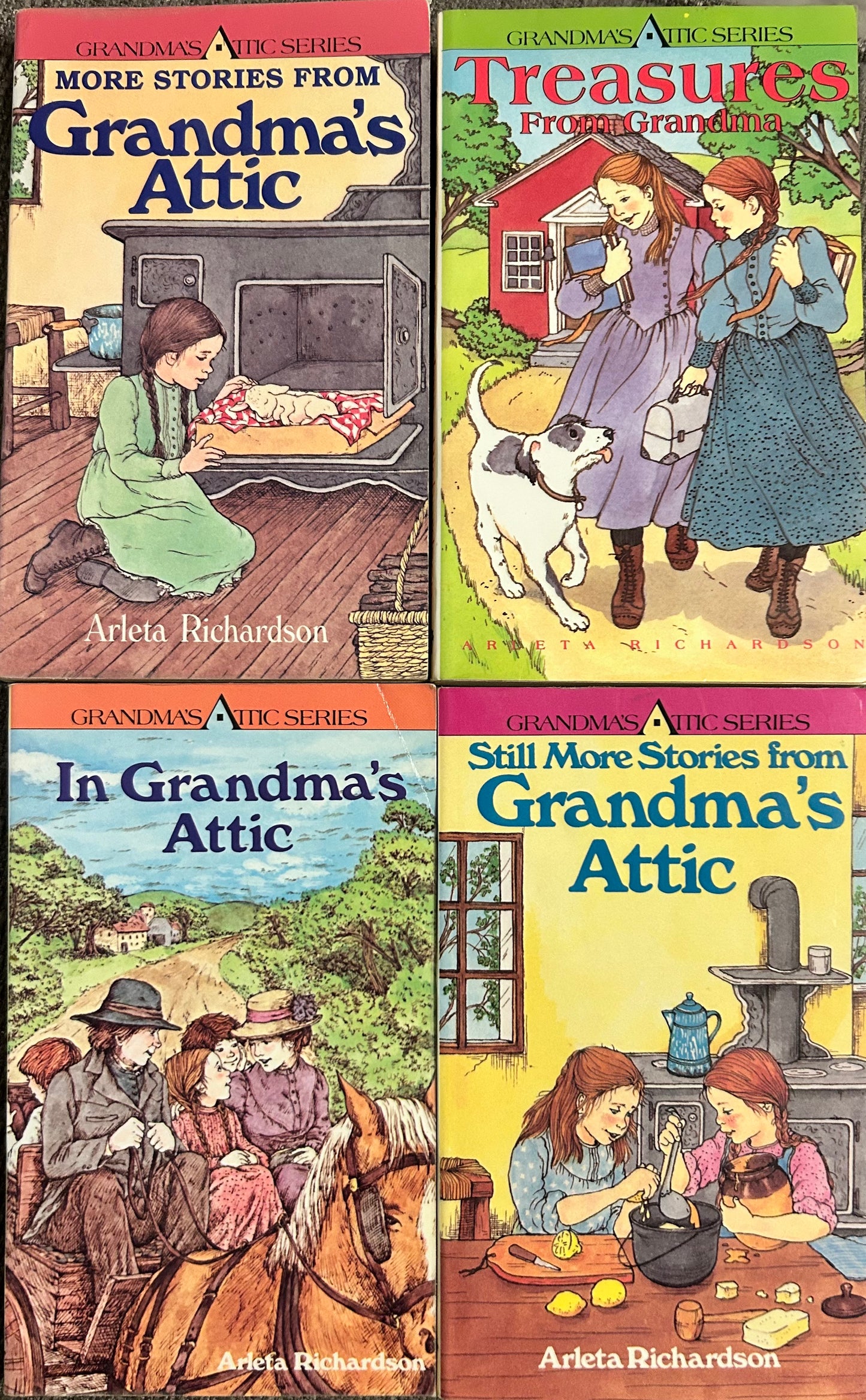 Grandma Attic Series by Arleta Richardson (4 pocket books)
