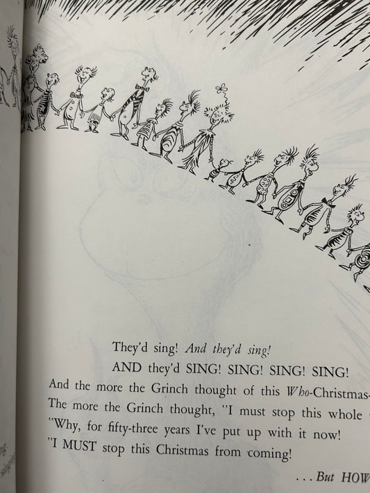 How the Grinch Stole Christmas Colouring Page