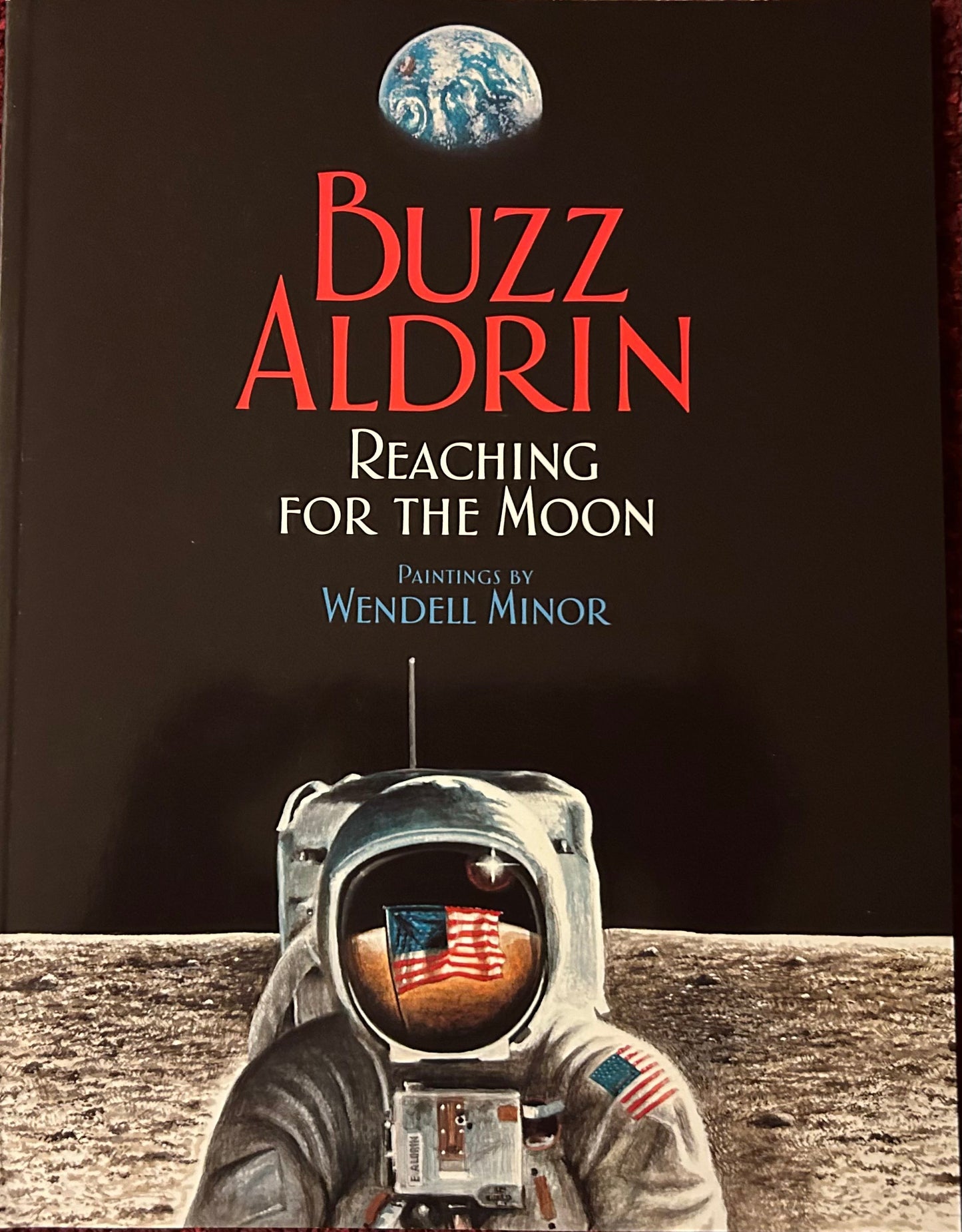 Buzz Aldrin Reaching for the moon