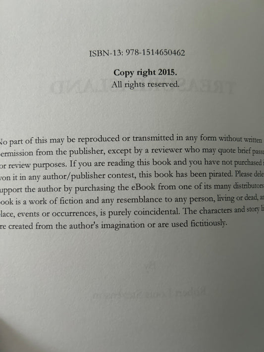 Treasure Island by Robert Louis Stevenson