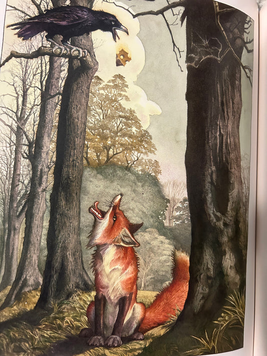 Aesop's Fables Hardcover: The Classic Edition by acclaimed illustrator, Charles Santore