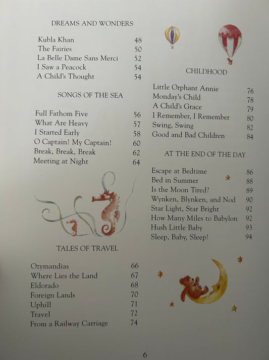 The Children's Treasury of Classic Poetry by Nicola Baxter