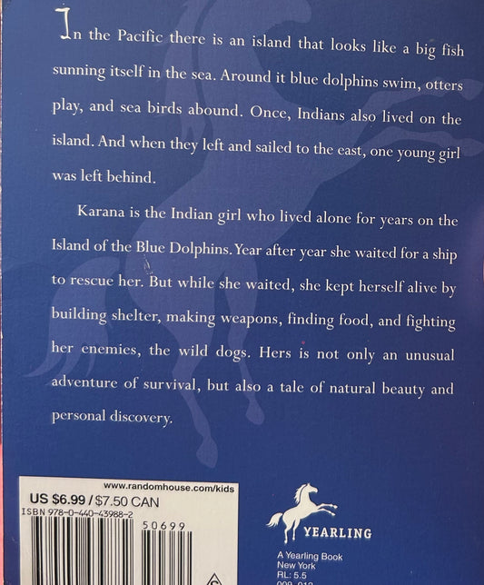 Scott O’Dell: Island of the blue dolphin