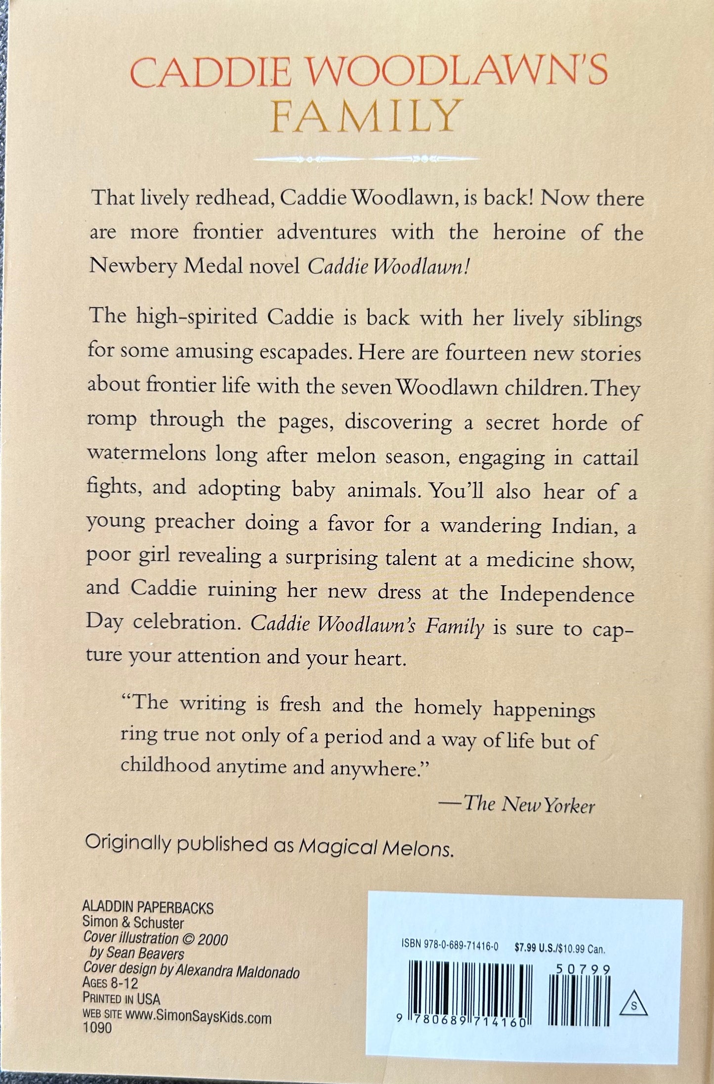 Caddie Woodlawn’s Family by Brink, Carol Ryrie