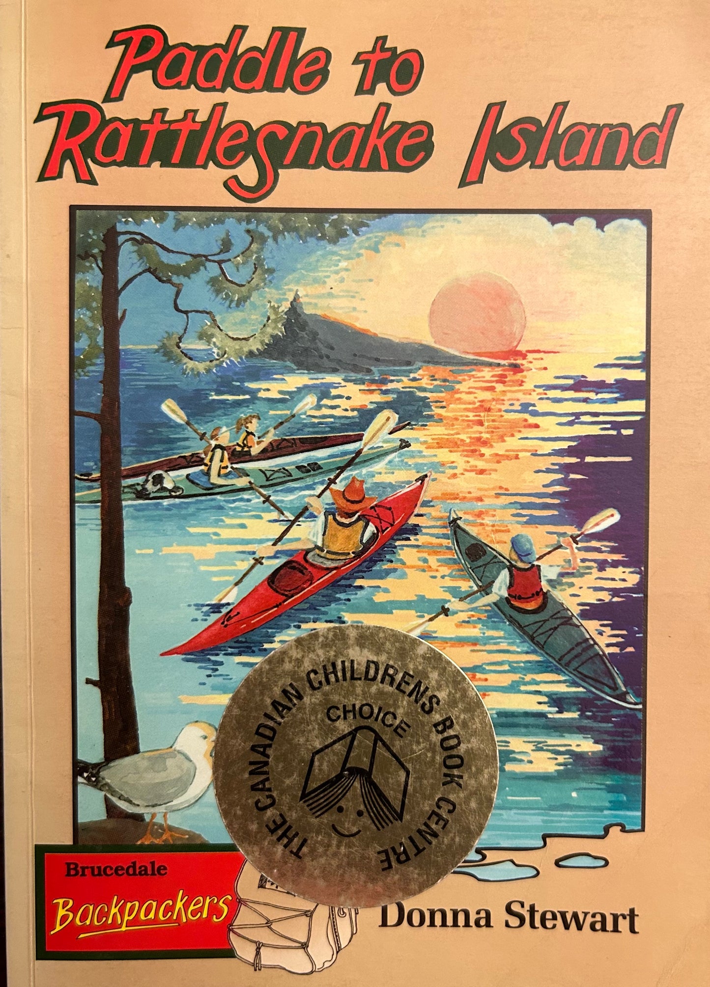 Paddle to Rattlesnake Island Book by Donna Stewart