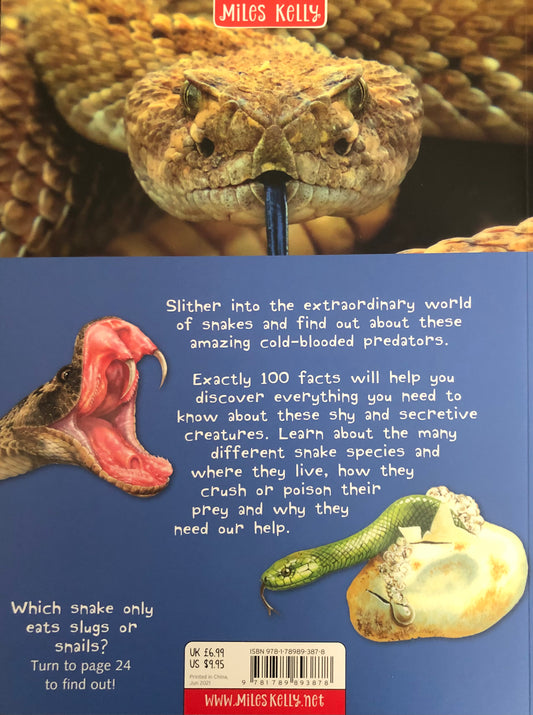 Miles Kelly 100 Facts Snakes