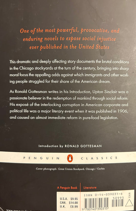 Penguin Classics: The Jungle by Upton Sinclair