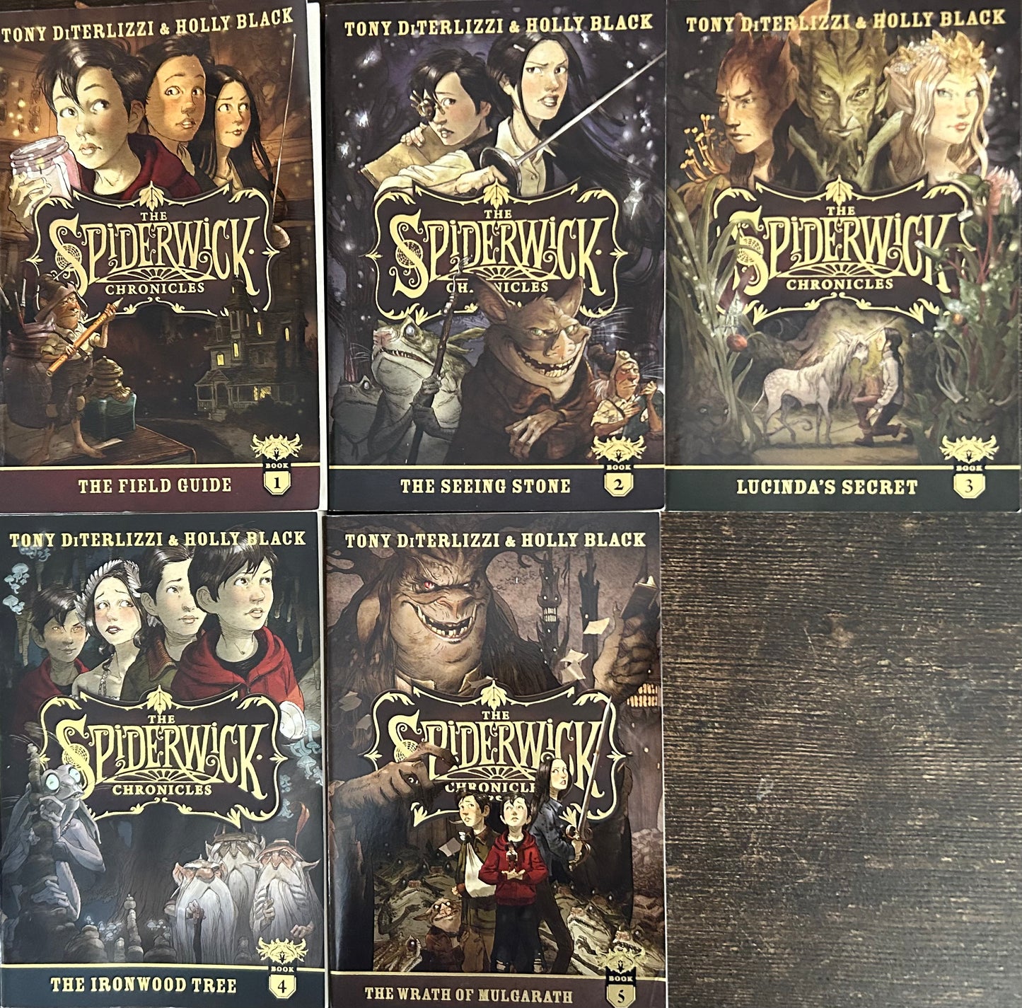 The Spiderwick Chronicles by Tony (5 softcover books)