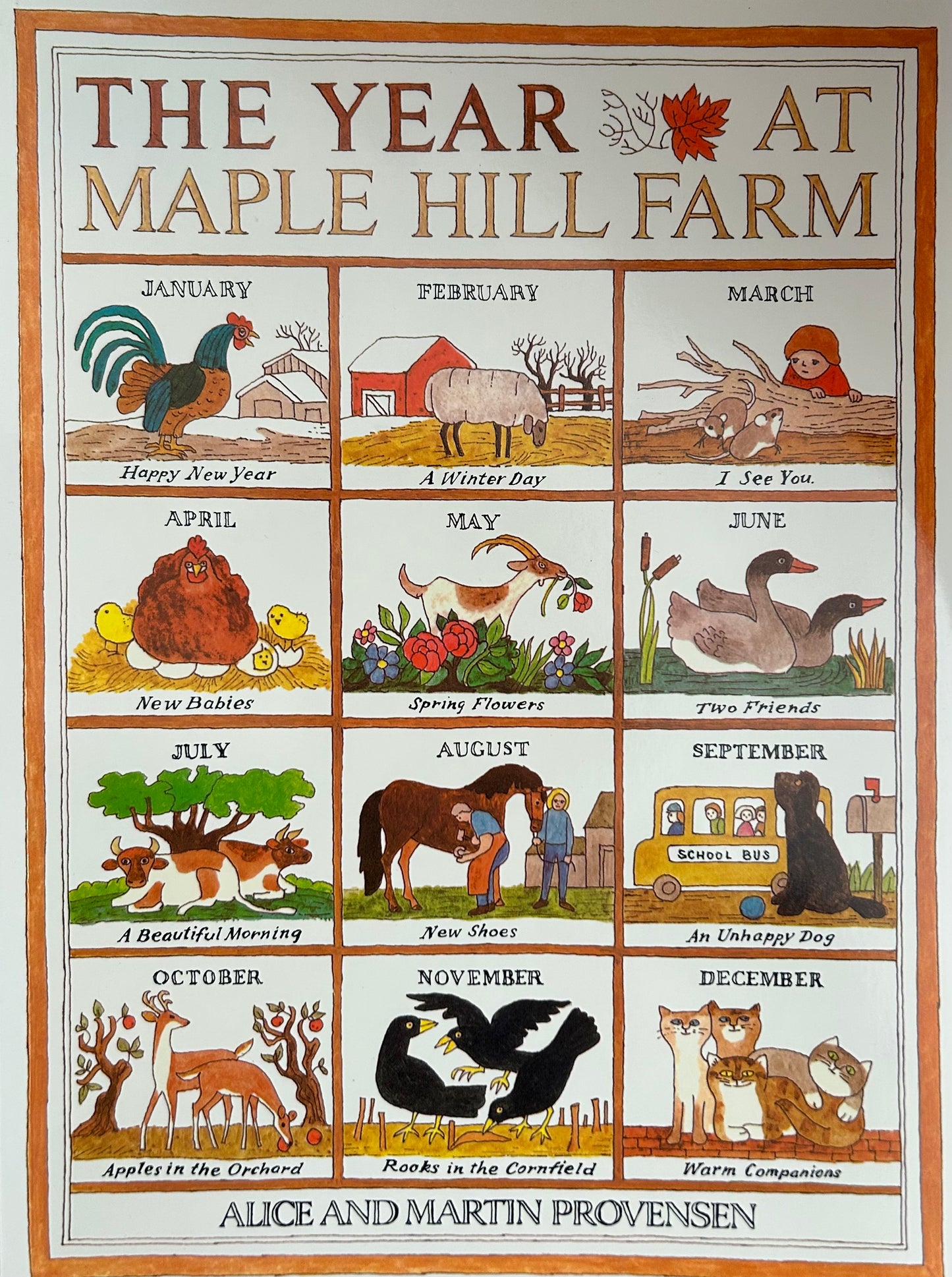 The Year at Maple Hill Farm by Alice Provensen