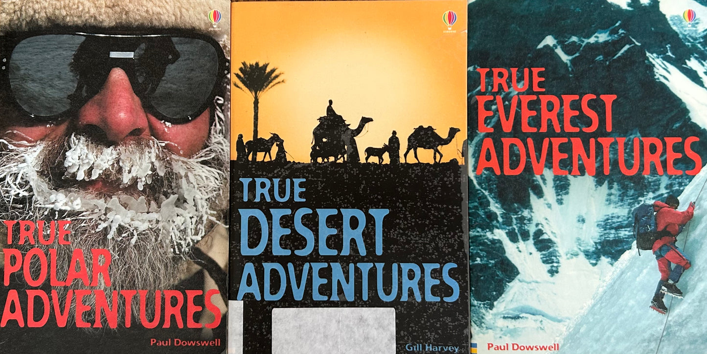 True Stories Series from Usborne Books (3 books)