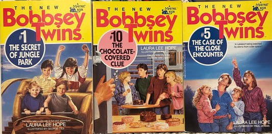 The New Bobbsey Twins - by Laura Lee Hope (set of 5 books)