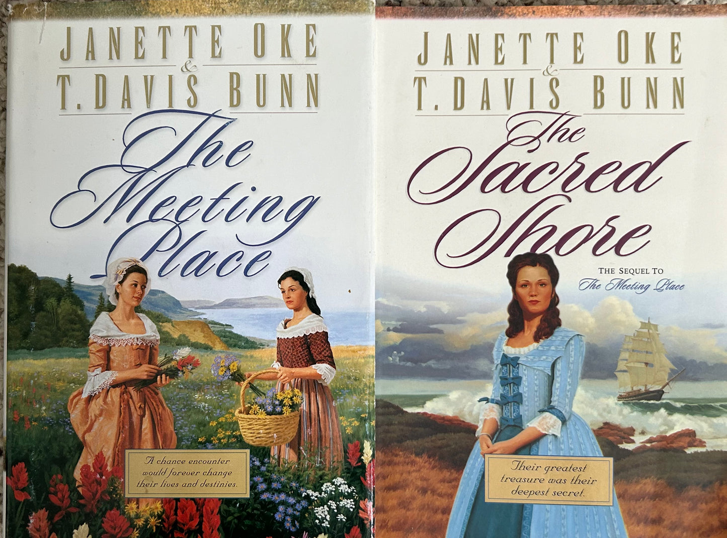 Song of Acadia series by Janette Oke and T. Davis Bunn (2 books)