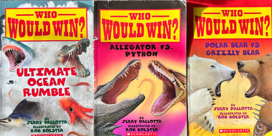 Who would win books by Jerry Pallotta(3 books)