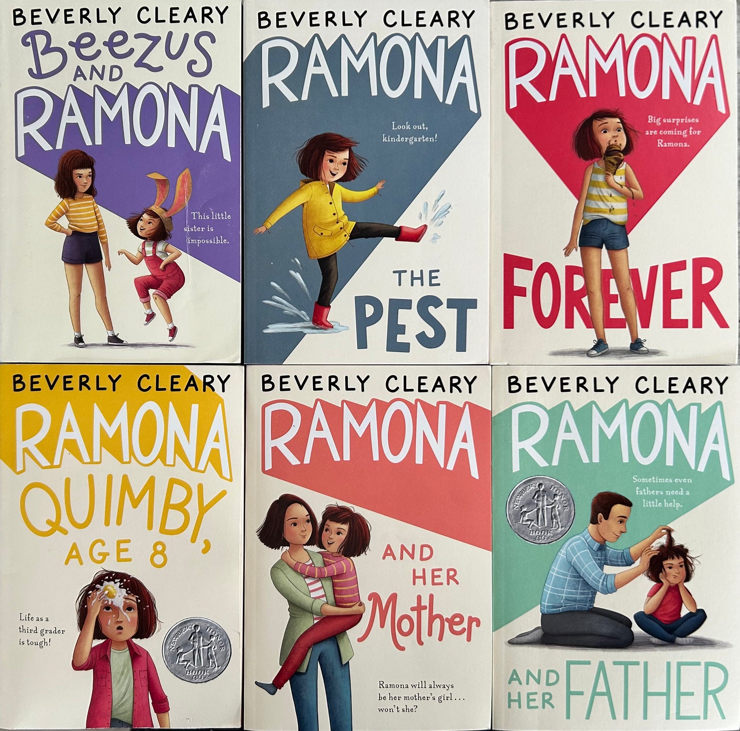 Ramona series by Beverly Cleary cover art by Ramona Kaulitzki