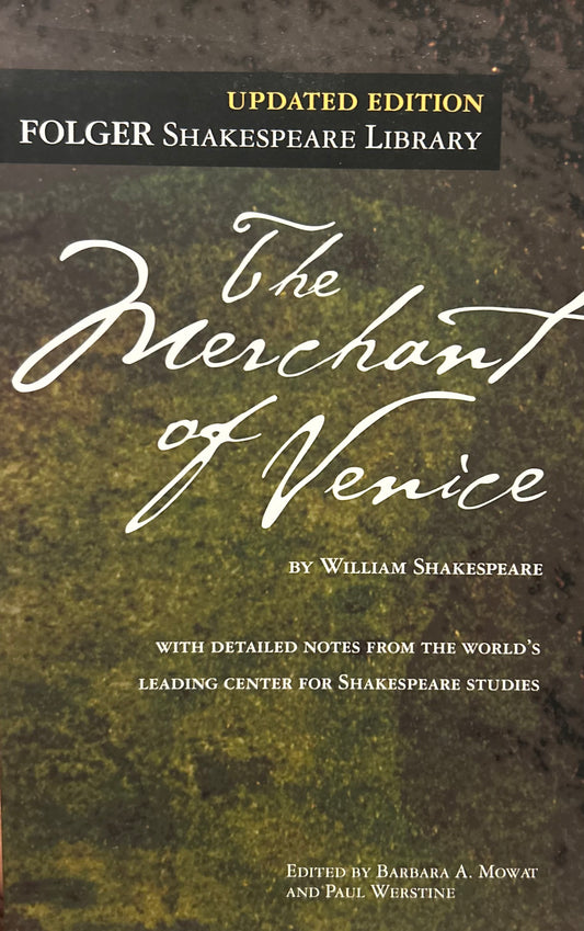 The Merchant of Venice; Folger Shakespear, Shakespeare