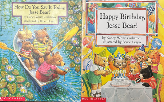 Jesse Bear Books by Nancy White Carlstrom (2 books)