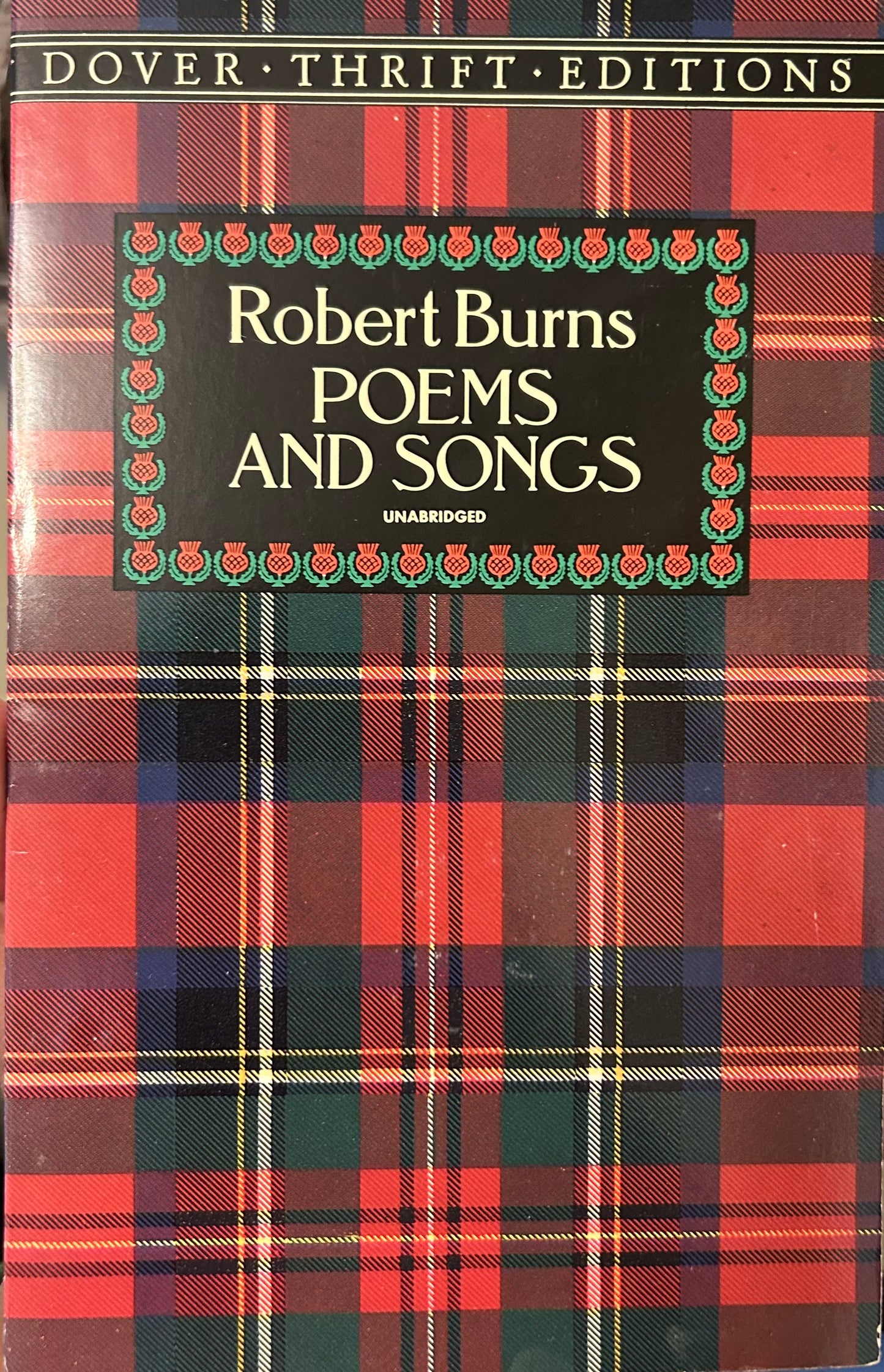 Dover Thrift Editions: Poems and Songs by Robert Burns (unabridged)