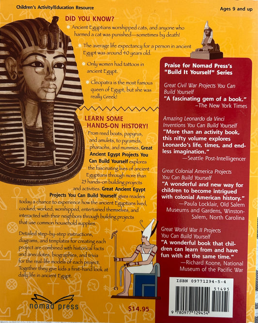 Great Ancient Egypt Project you can build Yourself
